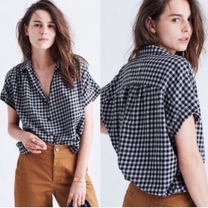 Madewell Central Shirt Gingham Check Plaid XS